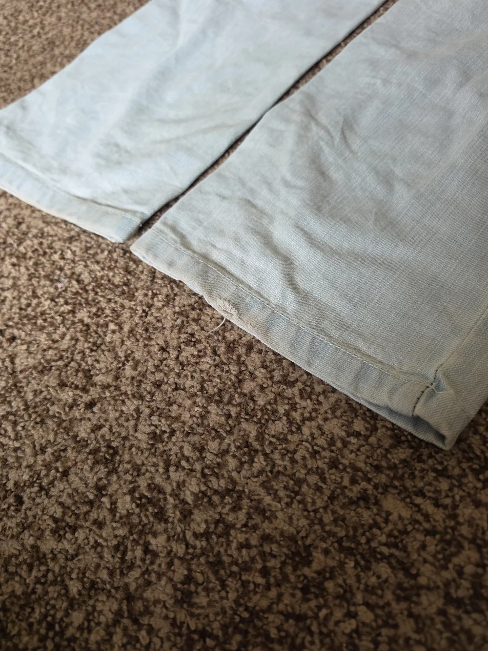 Vintage South Pole Light Blue Wash Jeans Mens Regular Fit Straight Leg Size 34
